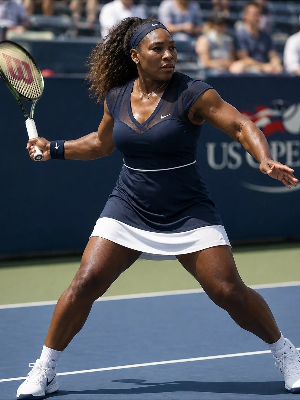 NWT Nike Serena Williams Signature NikeCourt Tennis Dress, L, MSRP $85